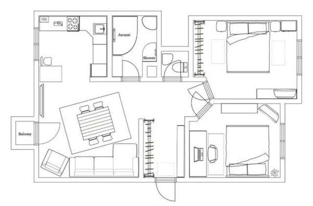 Апартаменты Minsklux Apartment 2 Минск-125